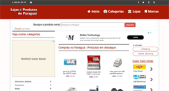 Desktop Screenshot of paraguailojaseprodutos.com