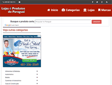 Tablet Screenshot of paraguailojaseprodutos.com